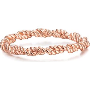 Glanzstücke München - Ring Sterling Silber in Roségold Ringe 1 ct Damen (42.49 € / 1 ct)