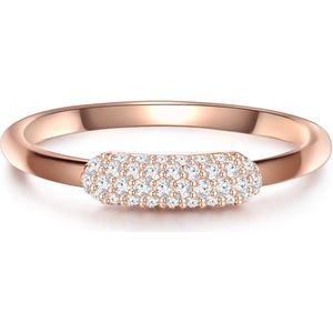 Glanzstücke München - Crystal Girl - Ring - Roségoud - Sterling Zilver - Zirkonia