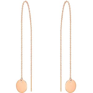 Eastside - Oorbellen - Roségoud - Edelstaal - 14 karaat