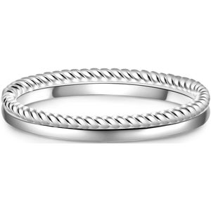 Lulu & Jane - Ring Messing in Silber Ringe 1 ct Damen (33.99 € / 1 ct)
