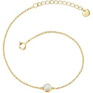 Glanzstücke München - Armband aus Sterling Silber in gelbgold mit Opal (synth.) Armbänder & Armreife 1 ct Damen (49.99 € / 1 ct)