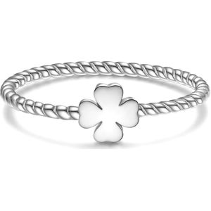 Glanzstücke München - Ring Kleeblatt aus Sterling Silber in Silber Ringe 1 ct Damen (44.99 € / 1 ct)