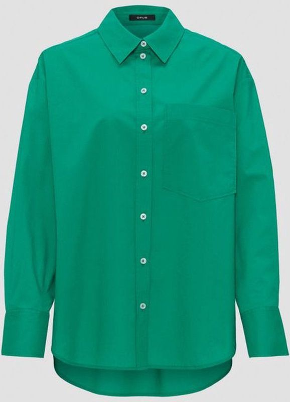 Opus - 1020559323214 - Blouse - Groen - 100% Katoen