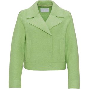 Opus - Biker Vest - Lichtgroen - Wol