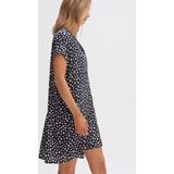 Opus Wularo Dot - Blauwe Jurk