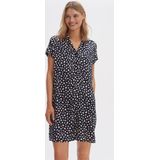 Opus Wularo Dot - Blauwe Jurk