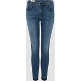 Opus - Evita - Skinny Broek - Blauw - Denim