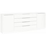 borchardt Möbel Kommode Oliva, Breite 200 cm, mit 4 Schubkästen