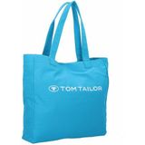 TOM TAILOR Dames Marcy Shopper met ritssluiting, turquoise, turquoise