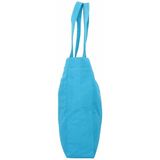 TOM TAILOR Dames Marcy Shopper met ritssluiting, turquoise, turquoise