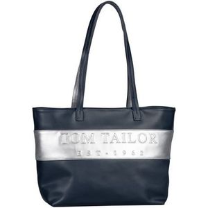 Tom Tailor and Denim Tom Tailor Bags Dames Renee Shopper XL, gemengd blauw, 44 x 12,5 x 28,5 (LxBxH)