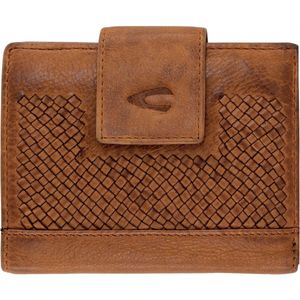 camel active Flap wallet gemaakt van echt leder - Maat womenswear-OS - Cognac