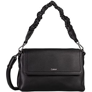 Gabor bags Lavinia schoudertas voor dames, zwart, M, zwart, Medium