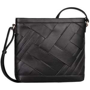 Gabor bags Frida schoudertas voor dames, zwart, zwart, Medium