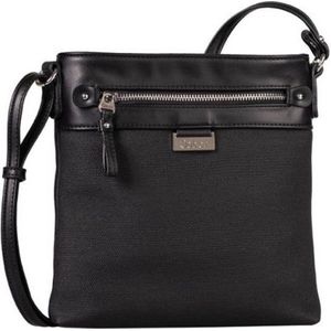 Gabor, Tassen, Dames, Zwart, ONE Size, Polyester, Zwarte Crossbody Tas voor Vrouwen