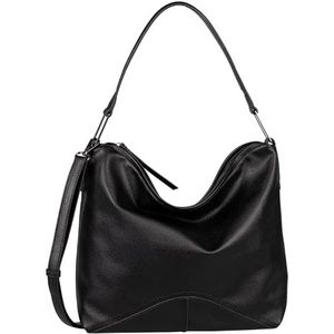 Gabor bags Lania buideltas voor dames, zwart, zwart, Medium
