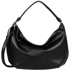 Gabor bags Lela buideltas voor dames, zwart, zwart, Medium