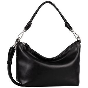 Gabor bags Lela schoudertas voor dames, zwart, zwart, Medium