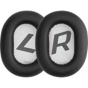 kwmobile 2x oorkussens geschikt voor Plantronics BackBeat PRO 2 - Earpads voor koptelefoon in zwart / wit