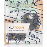 kwmobile 2x zuignaphouder voor scheermes - Geschikt voor glas en tegels - Houder met zuignap in zwart