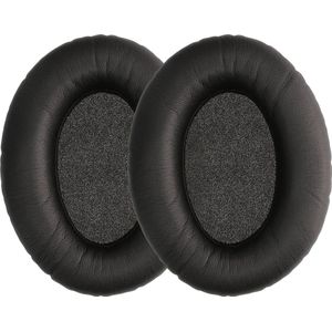 kwmobile 2x oorkussens geschikt voor Sennheiser HD660S / HD650 / HD600 / HD565 / HD580 - Earpads voor koptelefoon in zwart