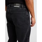 Stretchbroeken - Effen - Denim - Rinsed/dark washed - Regular Fit