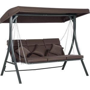 Sonnendach für 3-Sitzer Hollywoodschaukel Swingtex elfenbein 210 x 145 cm