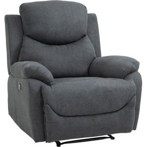 HOMCOM Fauteuil kan 150 ° worden gekanteld, enkele bank, fauteuil, tv-stoel, linnen 833-852