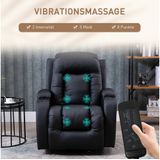 Massagesessel Fernsehsessel Relaxsessel mit Wärmefunktion, Liegefunktion