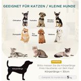 Pawhut - Hundesofa, Hundebett, Haustiersofa mit Erhöhtem Design, Hundecouch, Katzensofa, Hundesessel mit Holzbeine, Flanelle, Creme, 47 x 40 x 20 cm
