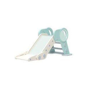 AIYAPLAY kinderglijbaan, opvouwbare peuterglijbaan, glijbaan voor kinderen van 1,5 tot 3 jaar, tuin glijbaan voor binnen en buiten, groen, wit, 120 x 53 x 53 cm.