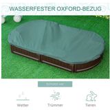 Outsunny Sandkasten HDPE