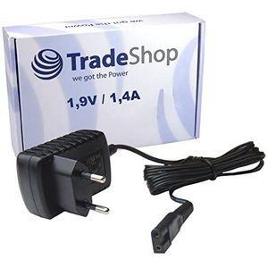 Trade-Shop Voeding 1,9 V 1,4 A / oplader / oplader / oplader / voeding compatibel met Panasonic tondeuse / baardtrimmer / met EU-stekker