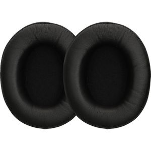 kwmobile - Oorkussens - Zwart - Kunstleer en Schuim