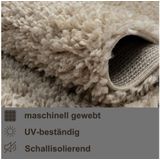 Myflair Möbel & Accessoires Hochflor-Teppich »My Shaggy«, rechteckig, 37 mm Höhe, Shaggy, Uni-Farben, leicht glänzend, Microfaser, extra flauschig