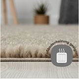 Myflair Möbel & Accessoires Hochflor-Teppich »My Shaggy«, rechteckig, 37 mm Höhe, Shaggy, Uni-Farben, leicht glänzend, Microfaser, extra flauschig