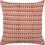 DEGLUPTA - Sierkussen set van 2 - Rood - 45 x 45 cm - Katoen