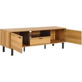 CLAREMONT - TV-meubel - Lichte houtkleur - MDF