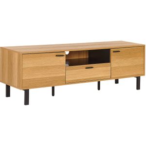 CLAREMONT - TV-meubel - Lichte houtkleur - MDF