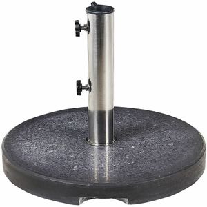Beliani CEGGIA - Accessoires voor parasols - Zwart - Graniet