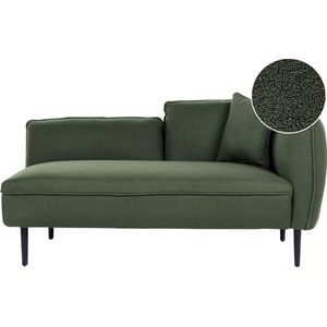 Beliani CHEVANNES - Chaise longue - Groen - Polyester