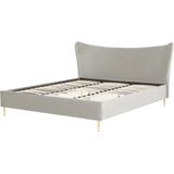 CHALEIX - Tweepersoonsbed - Goud - 180 x 200 cm - Fluweel