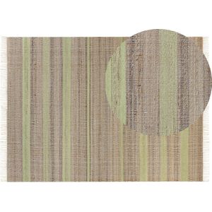 TALPUR - Vloerkleed - Beige/Lichtgroen - 160 X 230 cm - Jute