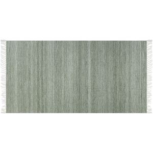 MALHIA - Vloerkleed - Groen - 80 x 150 cm - Synthetisch materiaal