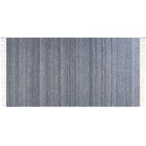 MALHIA - Vloerkleed - Grijs - 80 x 150 cm - Synthetisch materiaal