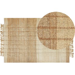 KARKIN - Modern vloerkleed - Beige - 200 x 300 cm - Jute