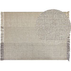 TEKELER - Modern vloerkleed - Grijs - 160 x 230 cm - Wol