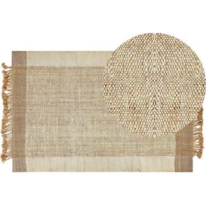 DEDEMLI - Modern vloerkleed - Beige - 200 x 300 cm - Jute