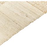 HAMZALAR - Modern vloerkleed - Beige - 160 x 230 cm - Jute