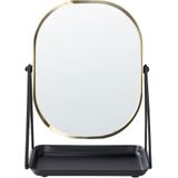 Beliani - CORREZE - Tafel spiegel - Goud - Metaal